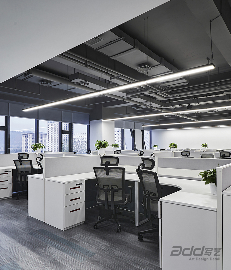 移遠通信辦公室裝修設(shè)計-辦公區(qū)-pc